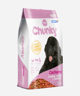 Chunky Dog Cachorro Cordero, Arroz y Salmón
