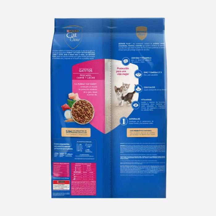 Gatitos hasta 12 meses sabor Pescado, Carne y Leche (2)