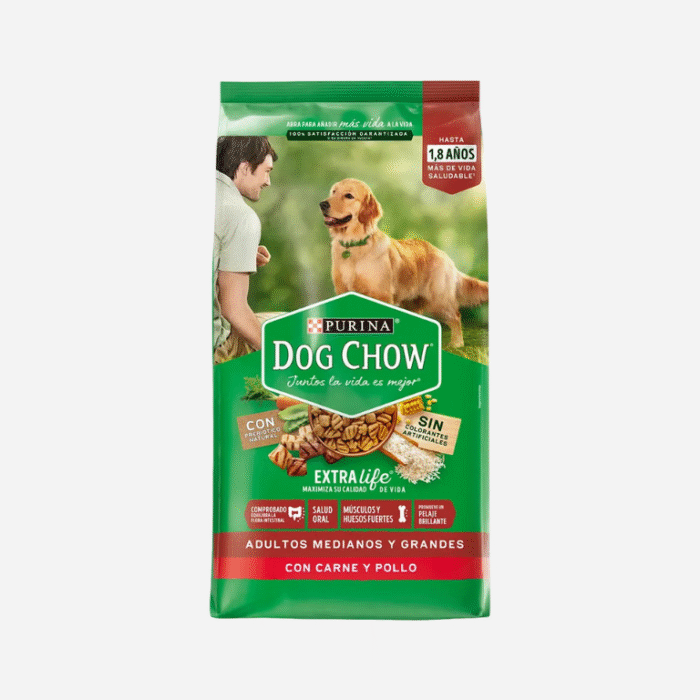 perro adulto medianos y grandes sabor carne y pollo